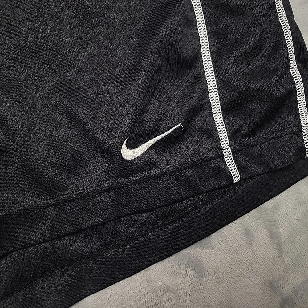 Nike Soccer Shorts Men Large Black Dri-Fit Athletic Gym Training Running Retro